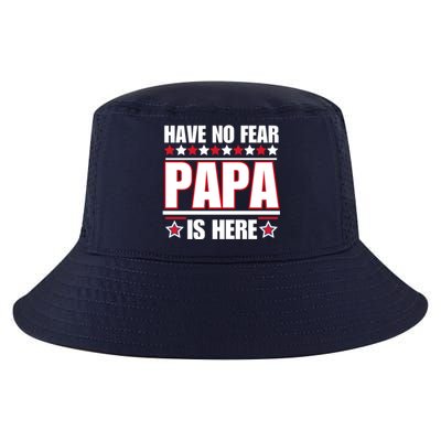 Have No Fear Papa Is Here Funny Paworful Father's Day Saying Cool Comfort Performance Bucket Hat