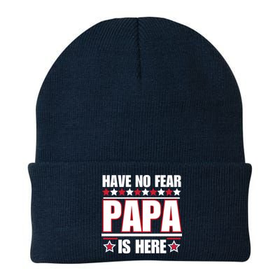 Have No Fear Papa Is Here Funny Paworful Father's Day Saying Beanie