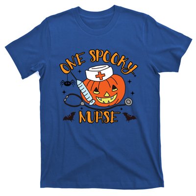 Halloween Nurse Funny Gift Nurses One Spooky Nurse Gift T-Shirt