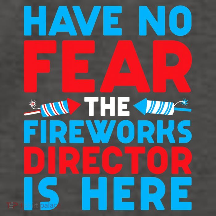 Have No Fear Fireworks Director Is Here Funny July 4th USA Vector Backpack