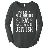 Hanukkah Not Full Blooded Jew Jewish Chanukah Women's Perfect Tri Tunic Long Sleeve Shirt