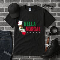 Hella Norcal For California Slang And Norcal Tall T-Shirt