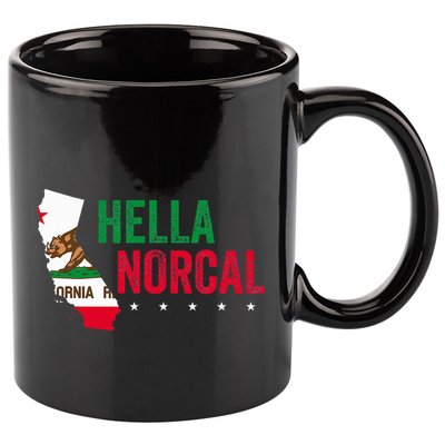 Hella Norcal For California Slang And Norcal 11oz C Handle Ceramic Mug