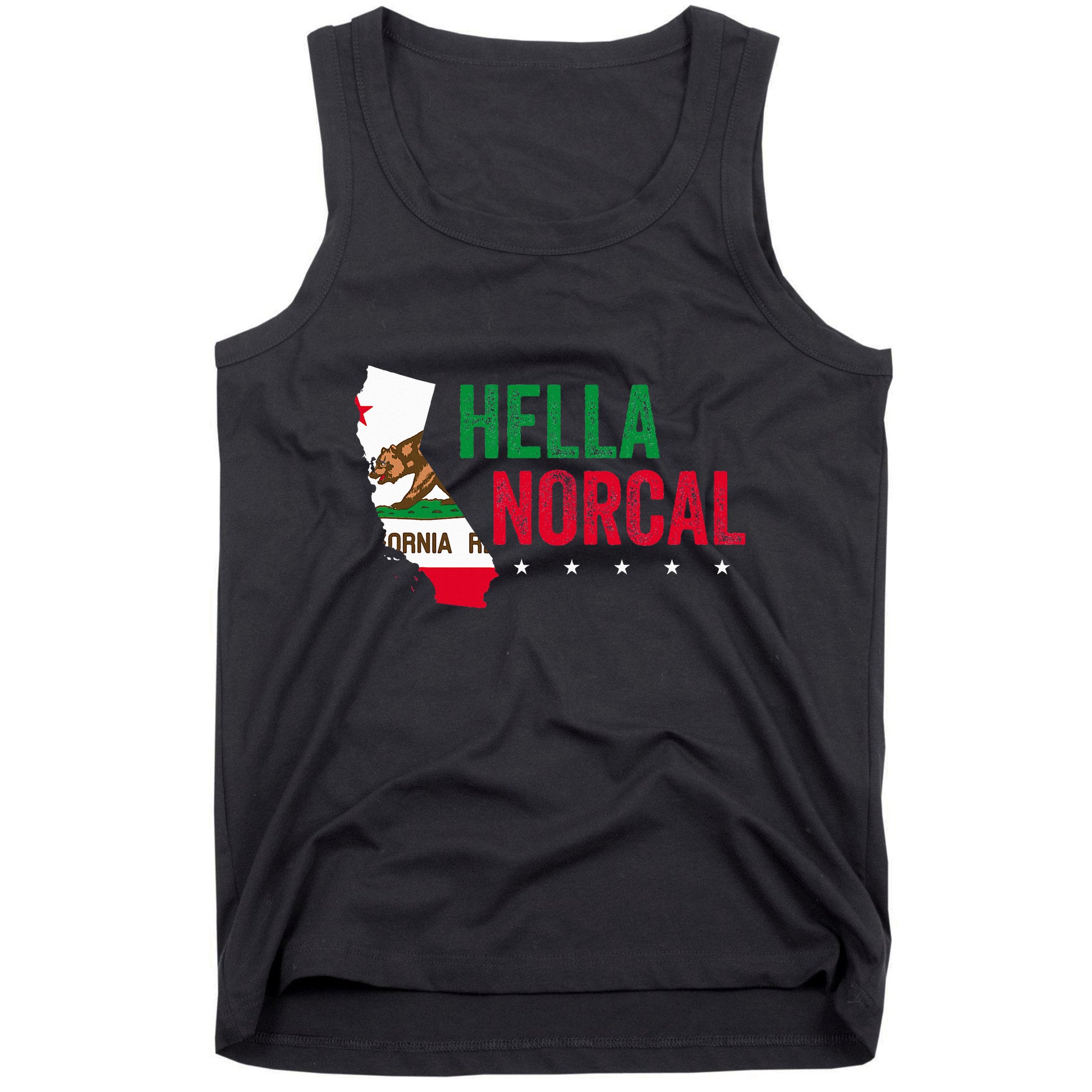 Hella Norcal For California Slang And Norcal Tank Top