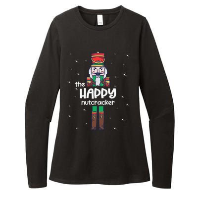 Happy Nutcracker Family Matching Funny Pajama Womens CVC Long Sleeve Shirt