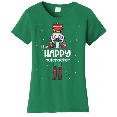 Happy Nutcracker Family Matching Funny Pajama Women's T-Shirt