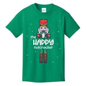 Happy Nutcracker Family Matching Funny Pajama Kids T-Shirt