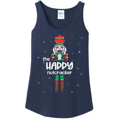 Happy Nutcracker Family Matching Funny Pajama Ladies Essential Tank