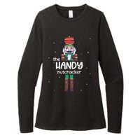 Handy Nutcracker Family Matching Funny Pajama Womens CVC Long Sleeve Shirt