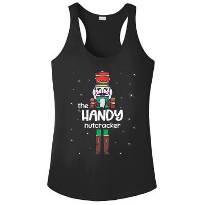 Handy Nutcracker Family Matching Funny Pajama Ladies PosiCharge Competitor Racerback Tank