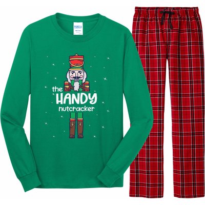 Handy Nutcracker Family Matching Funny Pajama Long Sleeve Pajama Set