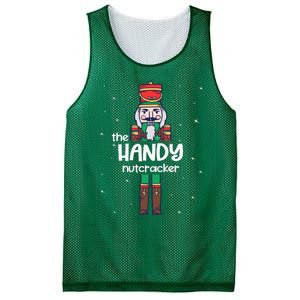 Handy Nutcracker Family Matching Funny Pajama Mesh Reversible Basketball Jersey Tank