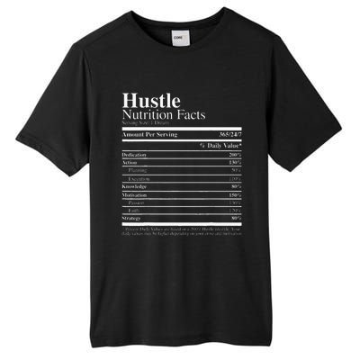 Hustle Nutrition Facts Hustle Hard Tall Fusion ChromaSoft Performance T-Shirt