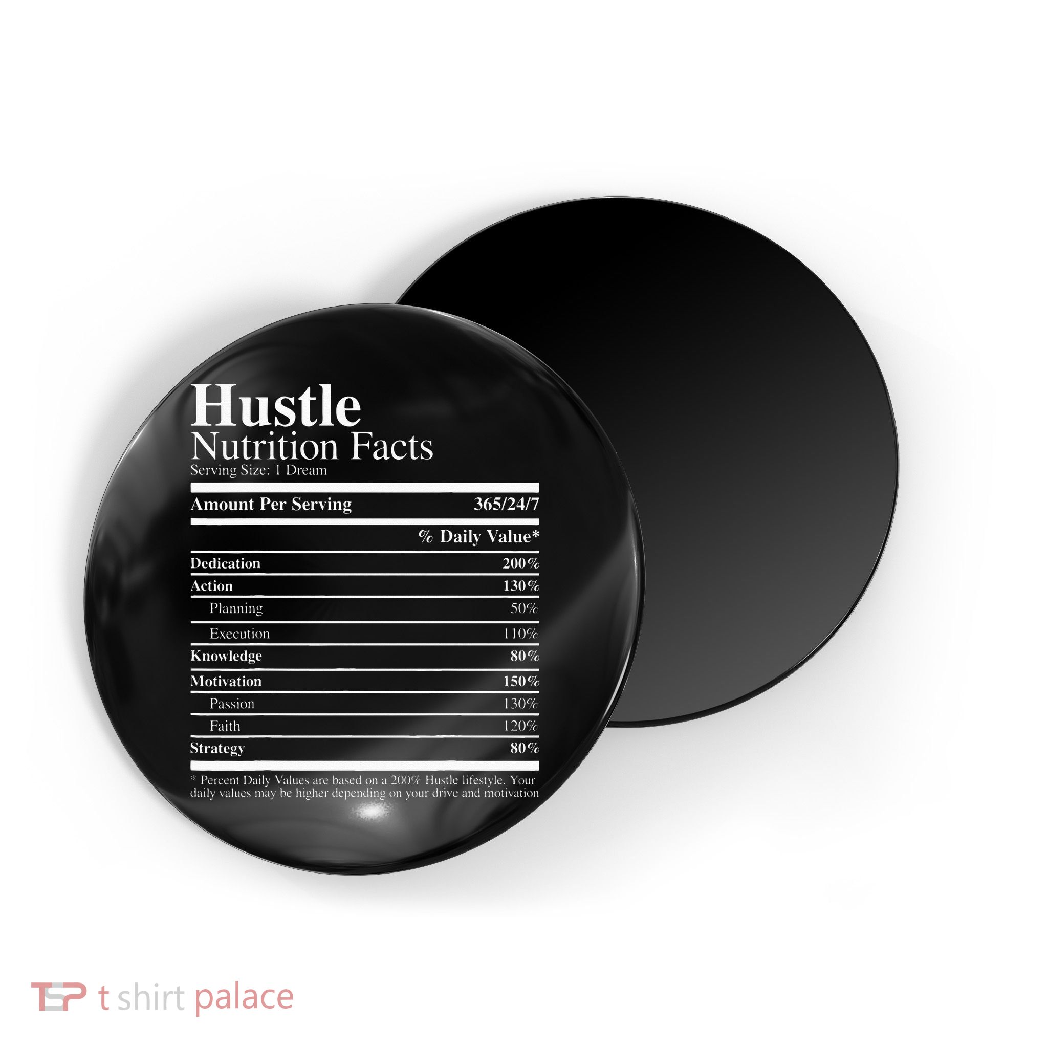 Hustle Nutrition Facts Hustle Hard Magnet