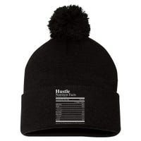 Hustle Nutrition Facts Hustle Hard Pom Pom 12in Knit Beanie