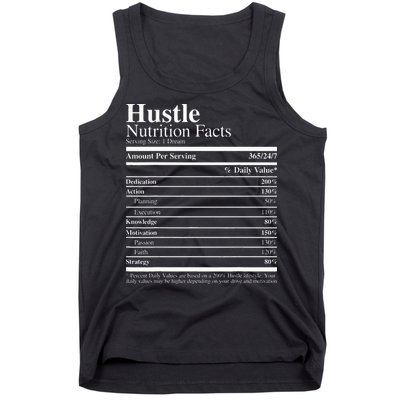 Hustle Nutrition Facts Hustle Hard Tank Top