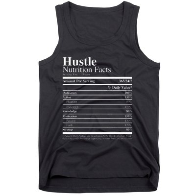 Hustle Nutrition Facts Hustle Hard Tank Top