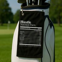 Hustle Nutrition Facts Hustle Hard Golf Towel