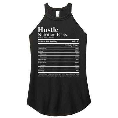 Hustle Nutrition Facts Hustle Hard Women's Perfect Tri Rocker Tank