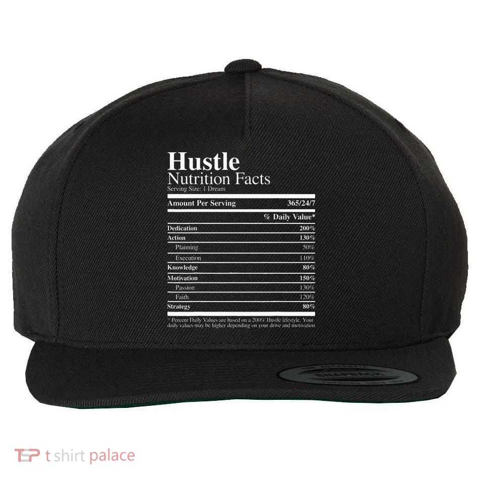 Hustle Nutrition Facts Hustle Hard Wool Snapback Cap