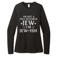 Hanukkah Not Full Blooded Jew Jewish Chanukah Womens CVC Long Sleeve Shirt