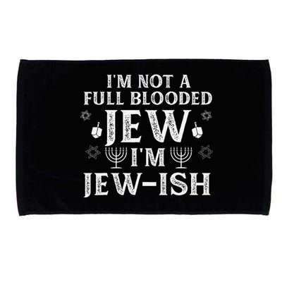 Hanukkah Not Full Blooded Jew Jewish Chanukah Microfiber Hand Towel