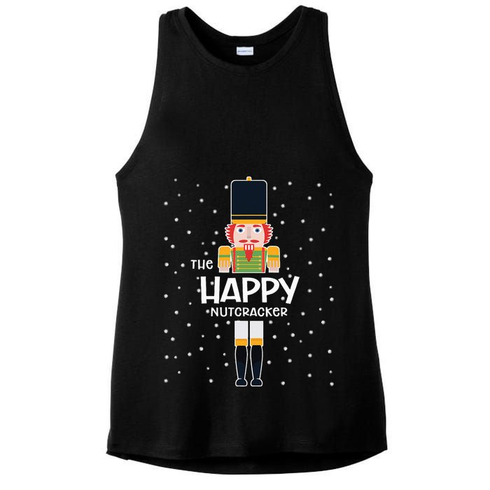 Happy Nutcracker Family Matching Funny Pajama Ladies PosiCharge Tri-Blend Wicking Tank