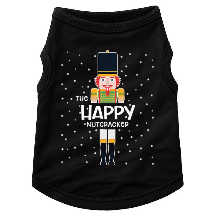 Happy Nutcracker Family Matching Funny Pajama Doggie Tank