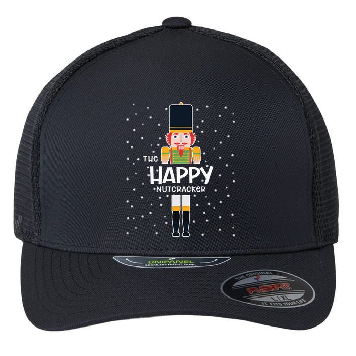 Happy Nutcracker Family Matching Funny Pajama Flexfit Unipanel Trucker Cap