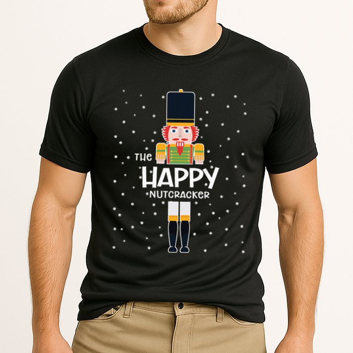 Happy Nutcracker Family Matching Funny Pajama Performance Shirt