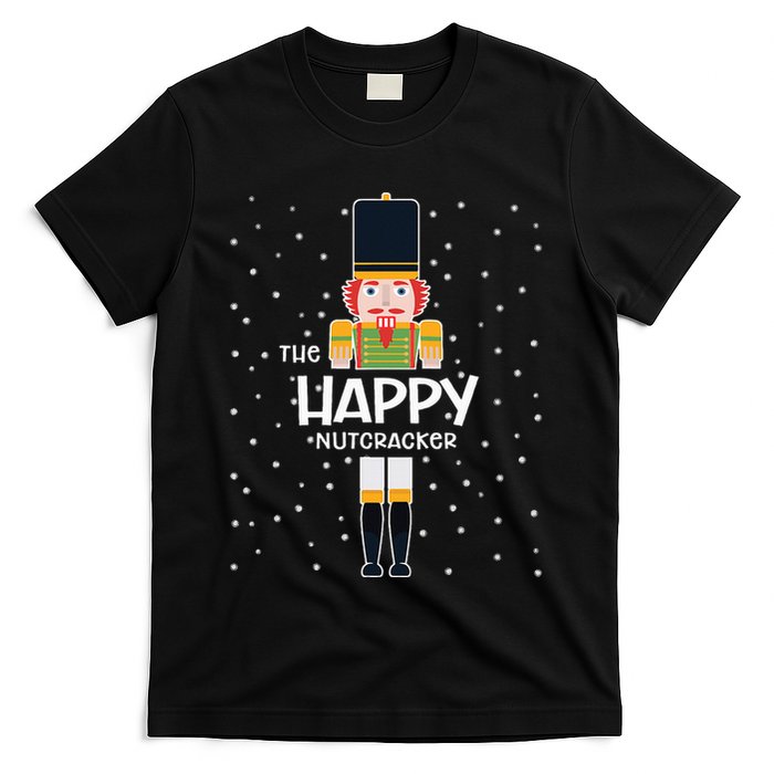 Happy Nutcracker Family Matching Funny Pajama T-Shirt