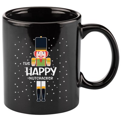 Happy Nutcracker Family Matching Funny Pajama 11oz C Handle Ceramic Mug