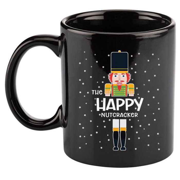 Happy Nutcracker Family Matching Funny Pajama 11oz C Handle Ceramic Mug