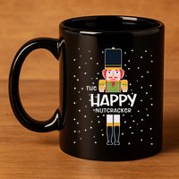 Happy Nutcracker Family Matching Funny Pajama 11oz C Handle Ceramic Mug