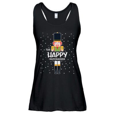 Happy Nutcracker Family Matching Funny Pajama Ladies Essential Flowy Tank