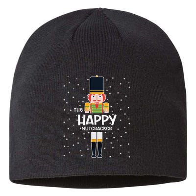 Happy Nutcracker Family Matching Funny Pajama Sustainable Beanie