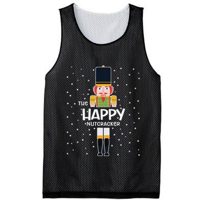 Happy Nutcracker Family Matching Funny Pajama Mesh Reversible Basketball Jersey Tank