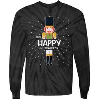 Happy Nutcracker Family Matching Funny Pajama Tie-Dye Long Sleeve Shirt