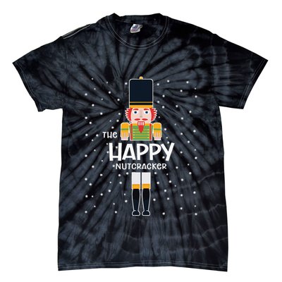 Happy Nutcracker Family Matching Funny Pajama Tie-Dye T-Shirt