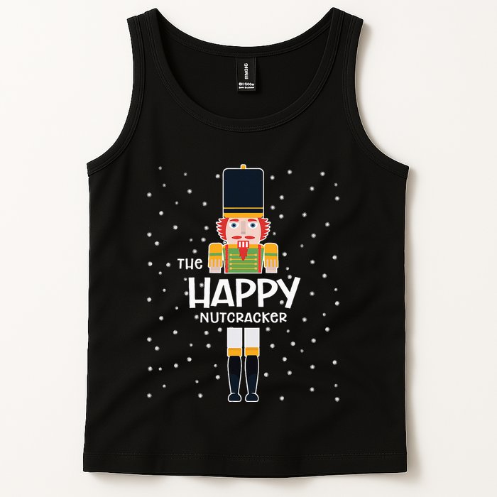 Happy Nutcracker Family Matching Funny Pajama Tank Top