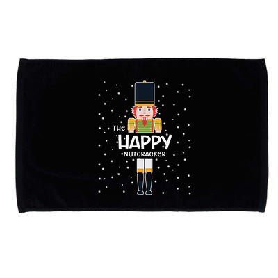 Happy Nutcracker Family Matching Funny Pajama Microfiber Hand Towel