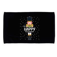 Happy Nutcracker Family Matching Funny Pajama Microfiber Hand Towel