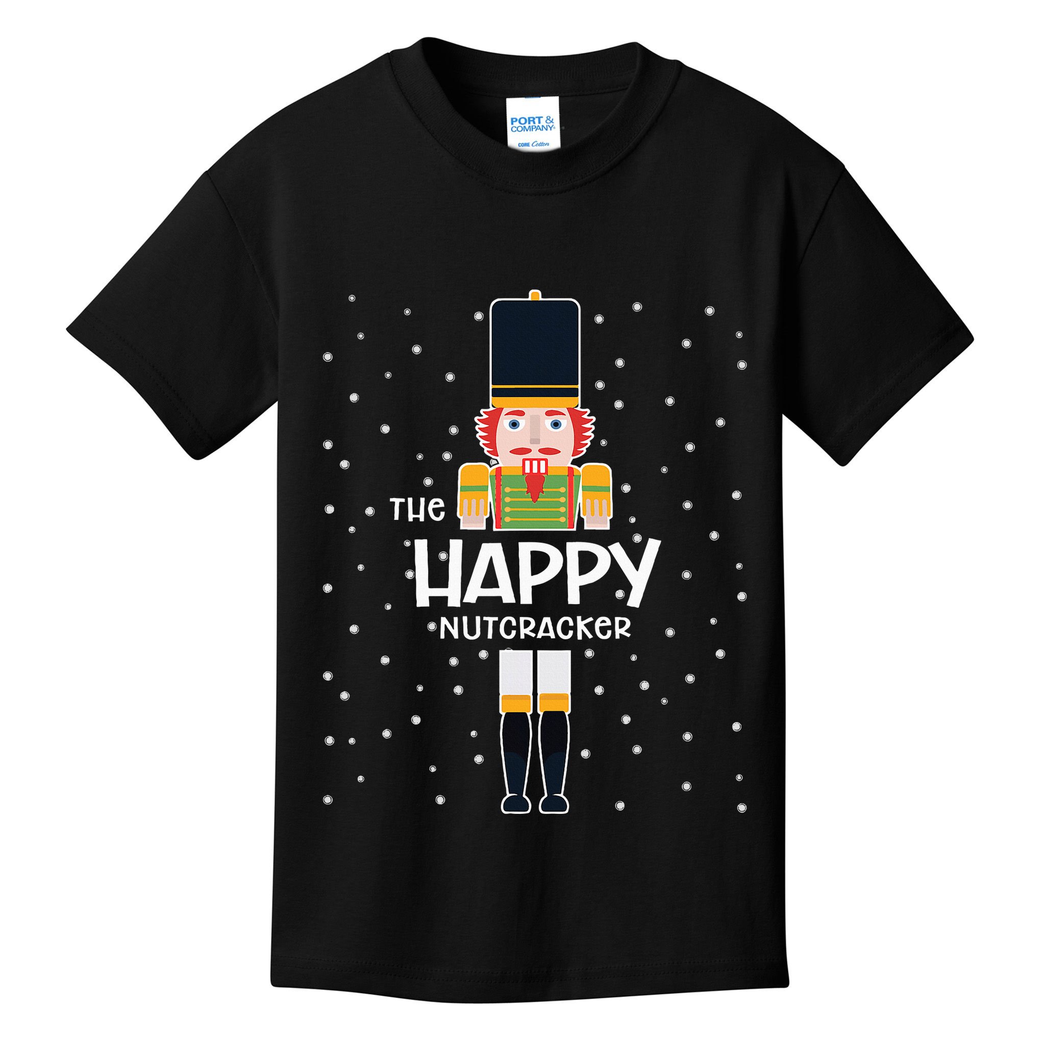 Happy Nutcracker Family Matching Funny Pajama Kids T-Shirt