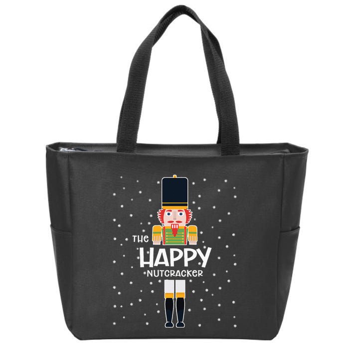 Happy Nutcracker Family Matching Funny Pajama Zip Tote Bag