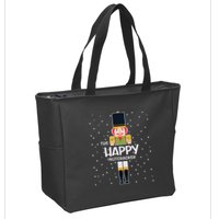 Happy Nutcracker Family Matching Funny Pajama Zip Tote Bag