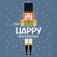 Happy Nutcracker Family Matching Funny Pajama Garment-Dyed Sweatshirt
