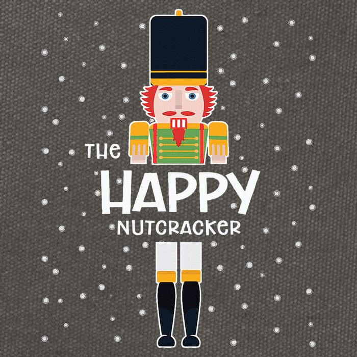 Happy Nutcracker Family Matching Funny Pajama Cotton Canvas Backpack