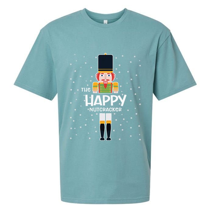 Happy Nutcracker Family Matching Funny Pajama Sueded Cloud Jersey T-Shirt