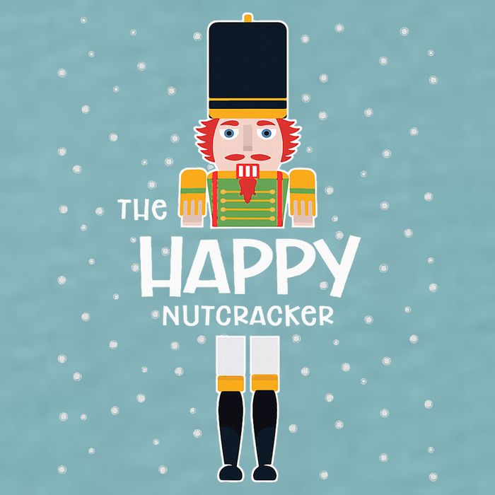 Happy Nutcracker Family Matching Funny Pajama Sueded Cloud Jersey T-Shirt