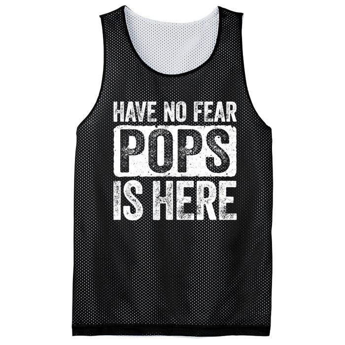 Have No Fear Pops Is Here Mesh Reversible Basketball Jersey Tank